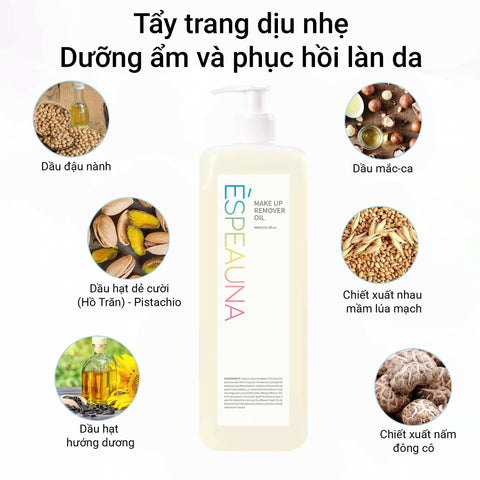 Espeauna Dầu Tẩy Trang Makeup Remover Oil