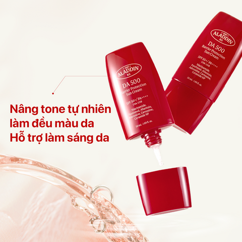 Kem chống nắng phổ rộng Aladdin Rx DA500 SPF 50+/ PA++++
