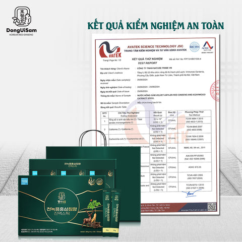 [Donguisam] Tinh Chất Sâm Núi Tự Nhiên Nhung Hươu Trầm Hương