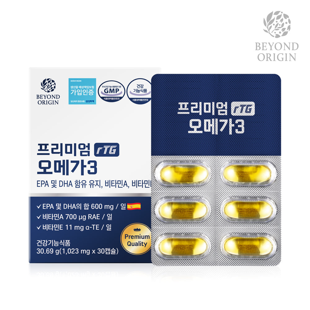 [Beyond Origin] Viên Uống Dầu Cá rTG Omega-3 Premium