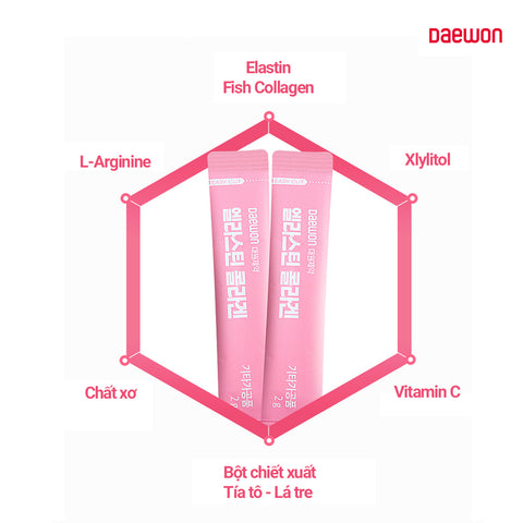 [Daewon] Bột Tinh Chất Nano Elastin Collagen Đẹp Da Tăng Cường Nội Tiết Tố Nữ - 30 gói