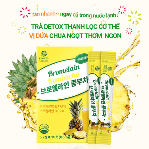[Beyond Origin] Trà Detox Thải Độc Bromelain Kombucha