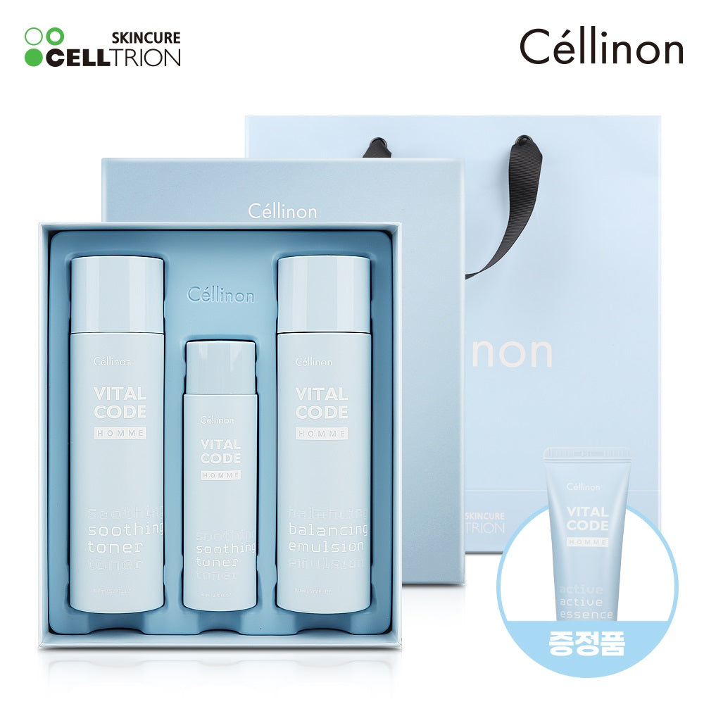 [Celltrion] Bộ sản phẩm chăm sóc da Vital Code Homme Set 2 Loại