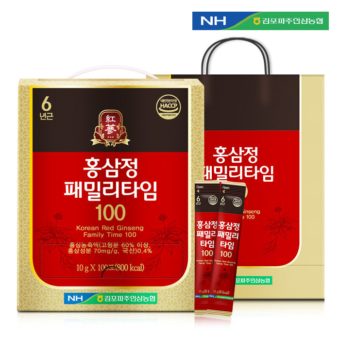 [Donguisam] Cao Hồng Sâm Hàn Quốc Tiện Lợi Cho Cả Gia Đình Family Time - 100 Gói