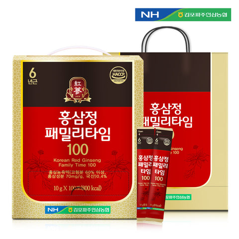 [Donguisam] Cao Hồng Sâm Hàn Quốc Tiện Lợi Cho Cả Gia Đình Family Time - 100 Gói