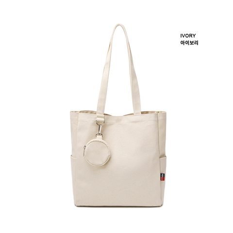 [4All] Túi Canvas Đeo Vai Trơn Cho Nữ