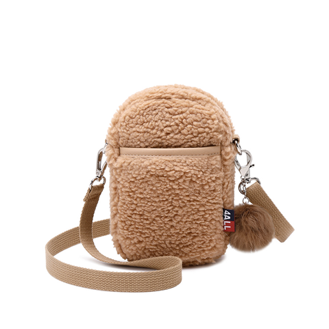[4All] Túi Lông Cừu Dễ Thương Đựng Điện ThoạI Cho Nữ