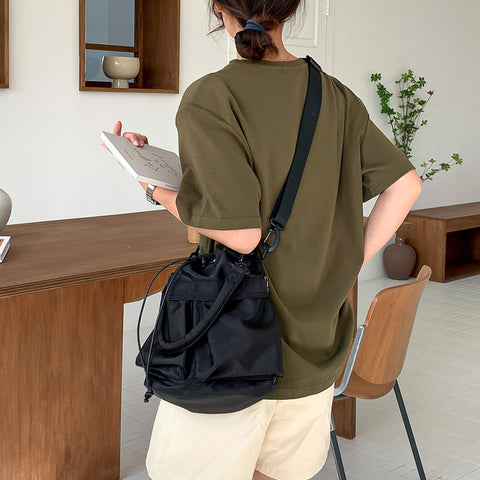 [4All] Túi Nylon Đeo Chéo Phong Cách Cho Nữ