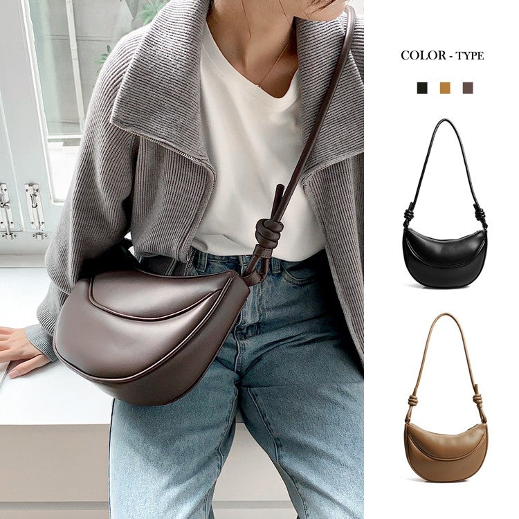 [4All] Túi Mini Đeo Chéo Nửa Vầng Trăng Dành Cho Nữ